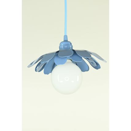 Bohemia-Design - Cable-hung pendant light 1xE27/60W/230V Blue