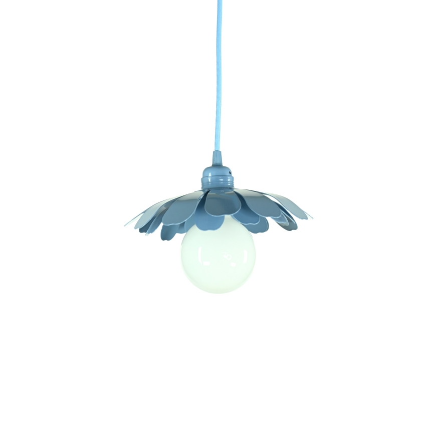 Bohemia-Design - Cable-hung pendant light 1xE27/60W/230V Blue