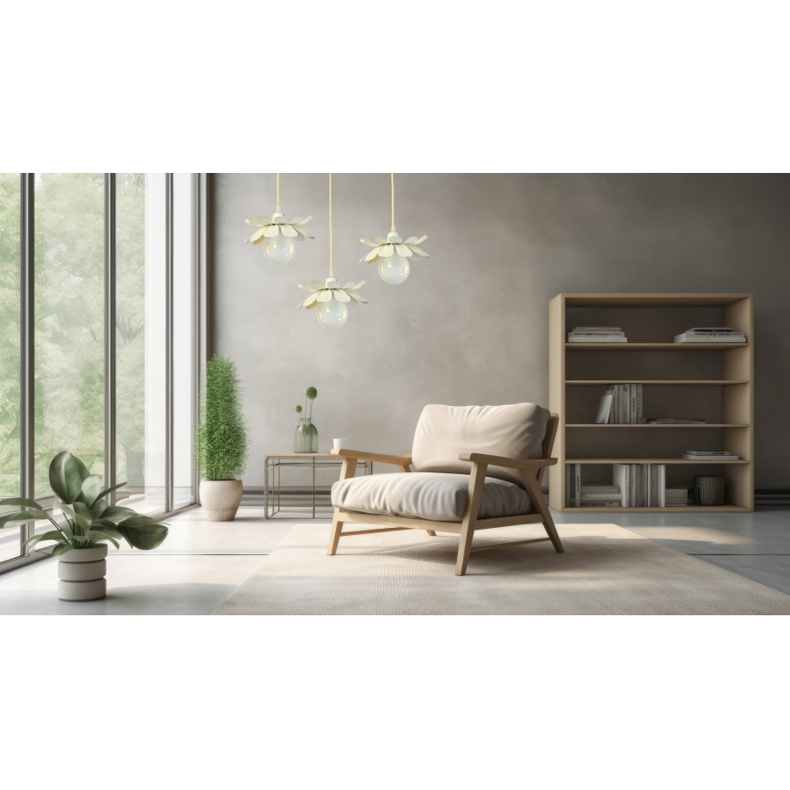 Bohemia-Design - Cable-hung pendant light 1xE27/60W/230V cream