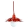 Bohemia-Design - Cable-hung pendant light 1xE27/60W/230V, red