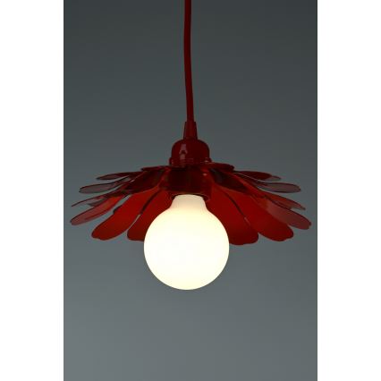 Bohemia-Design - Cable-hung pendant light 1xE27/60W/230V, red