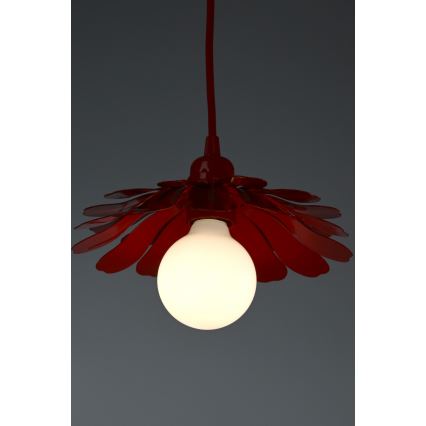 Bohemia-Design - Cable-hung pendant light 1xE27/60W/230V, red