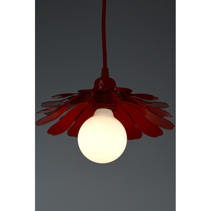 Bohemia-Design - Cable-hung pendant light 1xE27/60W/230V, red