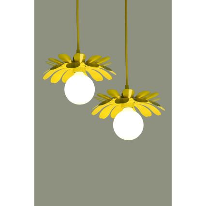Bohemia-Design - Cable Pendant Light 1xE27/60W/230V Yellow