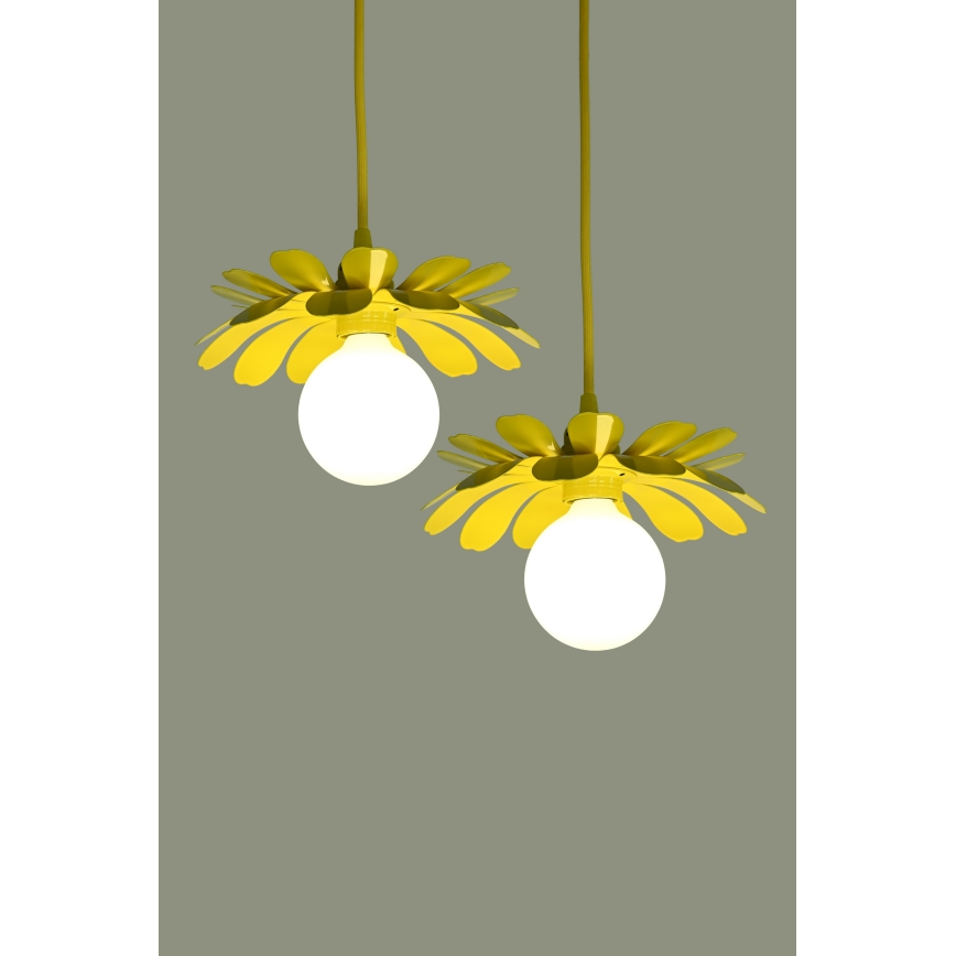 Bohemia-Design - Cable Pendant Light 1xE27/60W/230V Yellow