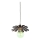Bohemia-Design - Cable-suspended chandelier 1xE27/60W/230V bronze