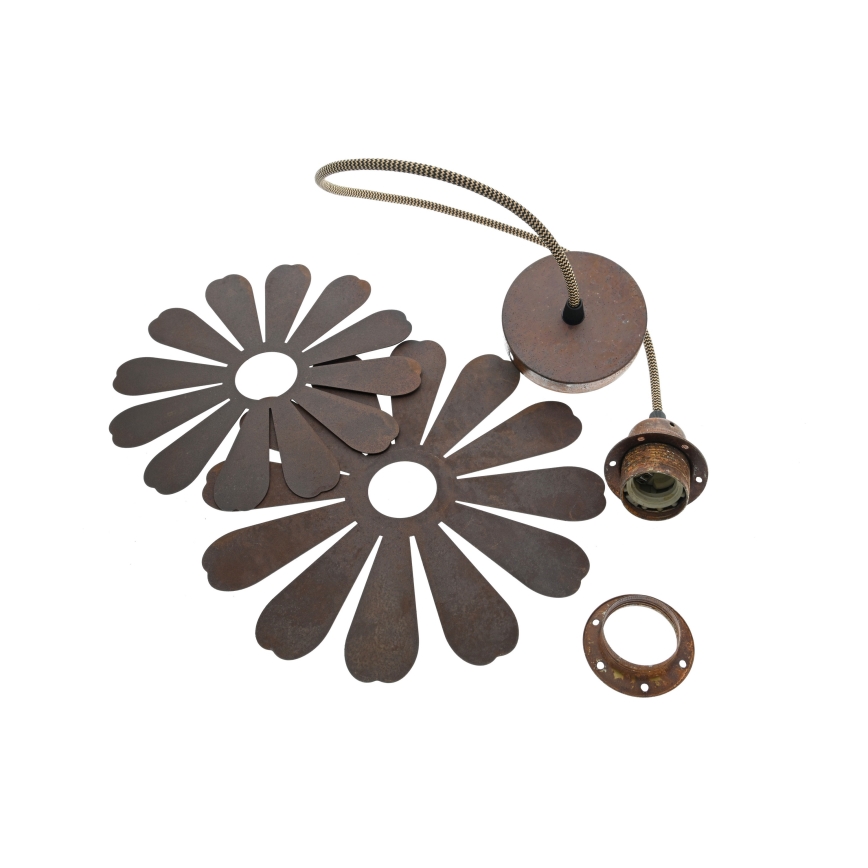 Bohemia-Design - Cable-suspended chandelier 1xE27/60W/230V bronze