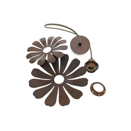 Bohemia-Design - Cable-suspended chandelier 1xE27/60W/230V bronze