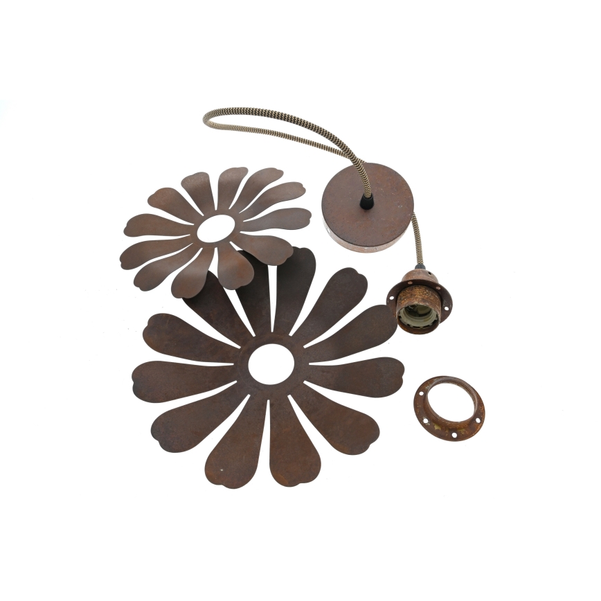 Bohemia-Design - Cable-suspended chandelier 1xE27/60W/230V bronze