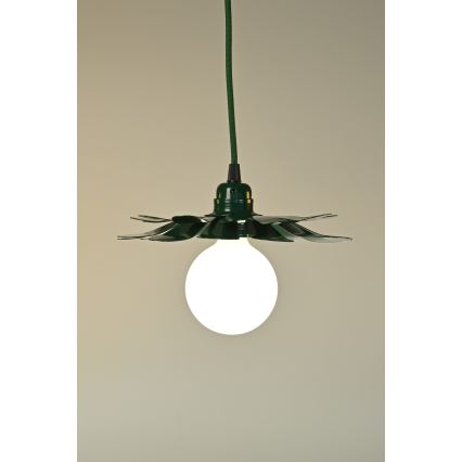 Bohemia-Design - Pendant light on cable 1xE27/60W/230V green