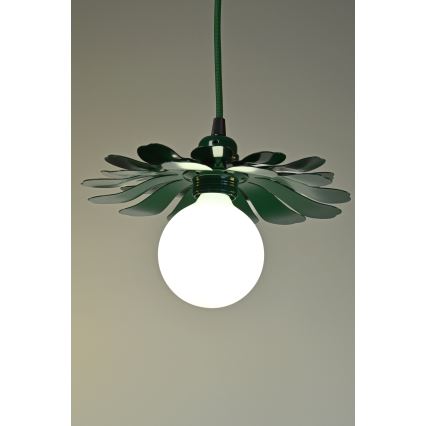 Bohemia-Design - Pendant light on cable 1xE27/60W/230V green