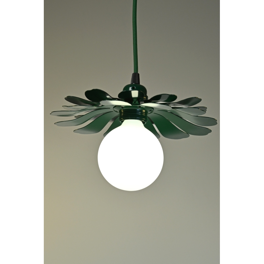 Bohemia-Design - Pendant light on cable 1xE27/60W/230V green