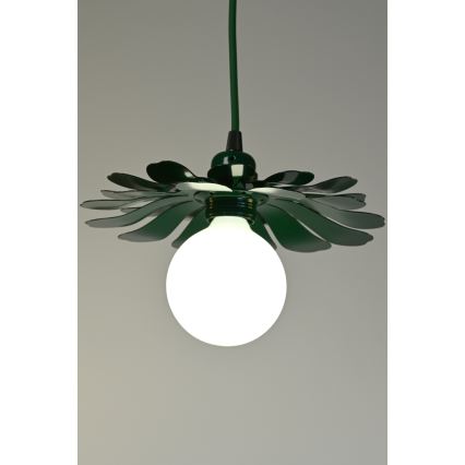 Bohemia-Design - Pendant light on cable 1xE27/60W/230V green