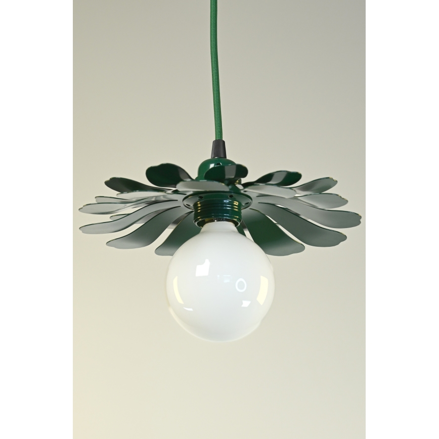 Bohemia-Design - Pendant light on cable 1xE27/60W/230V green