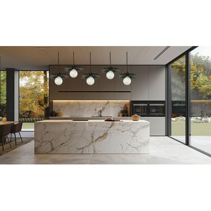 Bohemia-Design - Pendant light with cable 1xE27/60W/230V, Black