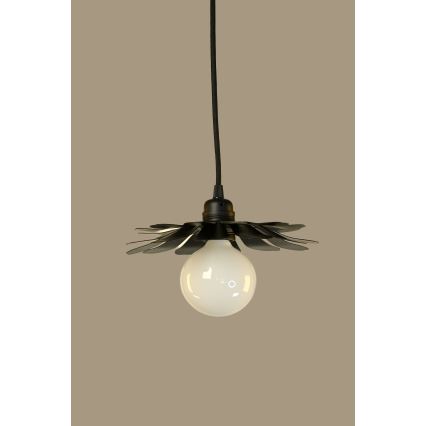 Bohemia-Design - Pendant light with cable 1xE27/60W/230V, Black