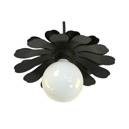Bohemia-Design - Pendant light with cable 1xE27/60W/230V, Black