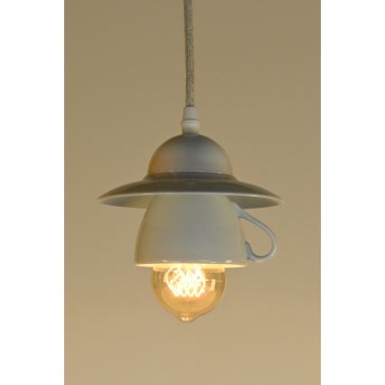 Bohemia-Design - Porcelain pendant lamp on a cord 1xE27/60W/230V