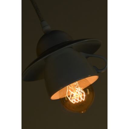 Bohemia-Design - Porcelain pendant lamp on a cord 1xE27/60W/230V