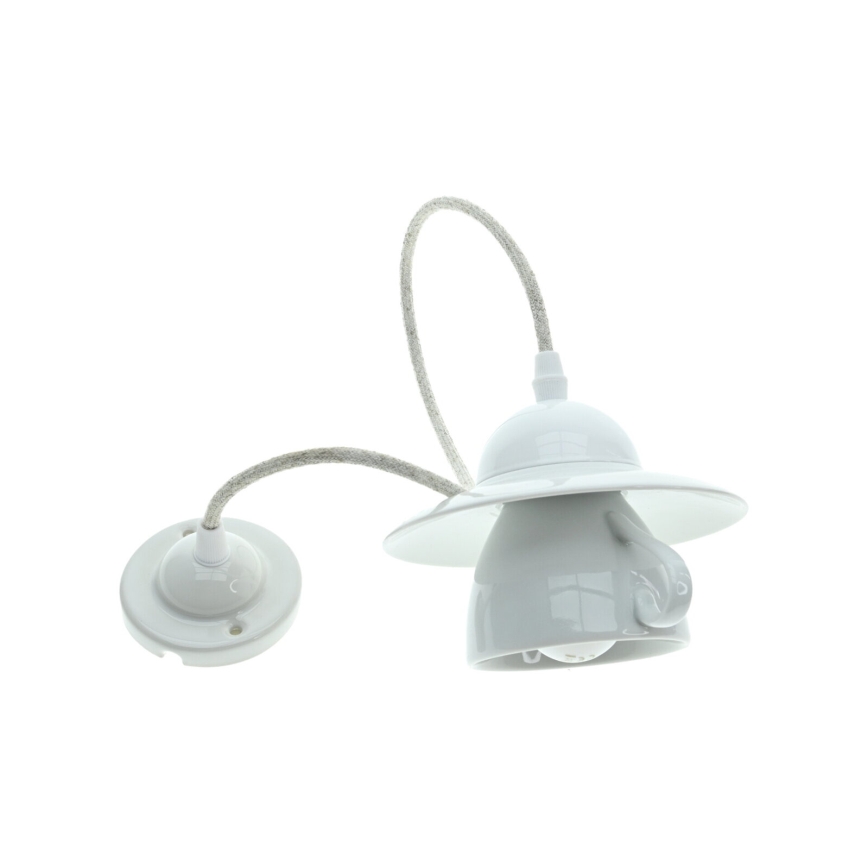 Bohemia-Design - Porcelain pendant lamp on a cord 1xE27/60W/230V