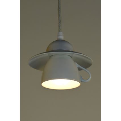 Bohemia-Design - Porcelain pendant lamp on a cord 1xE27/60W/230V