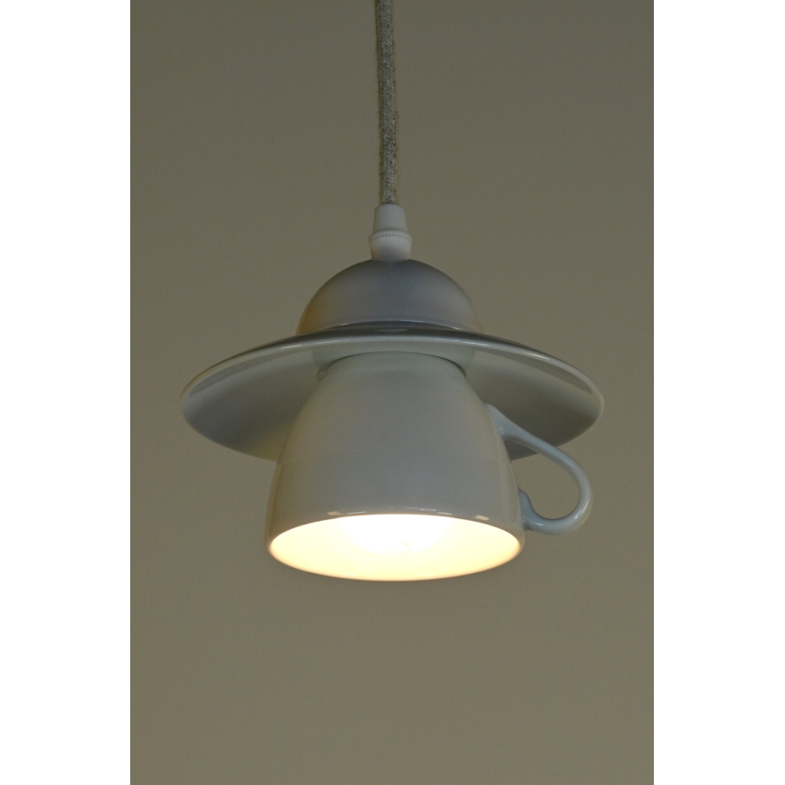 Bohemia-Design - Porcelain pendant lamp on a cord 1xE27/60W/230V