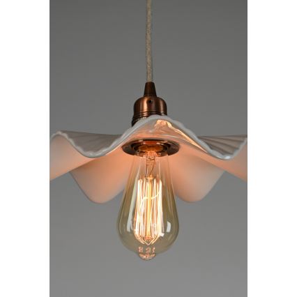 Bohemia-Design - Porcelain pendant light on a cord 1xE27/60W/230V