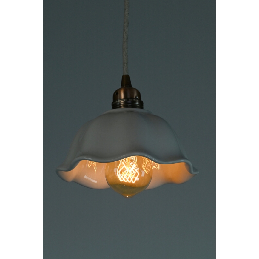 Bohemia-Design - Porcelain pendant light on a cord 1xE27/60W/230V