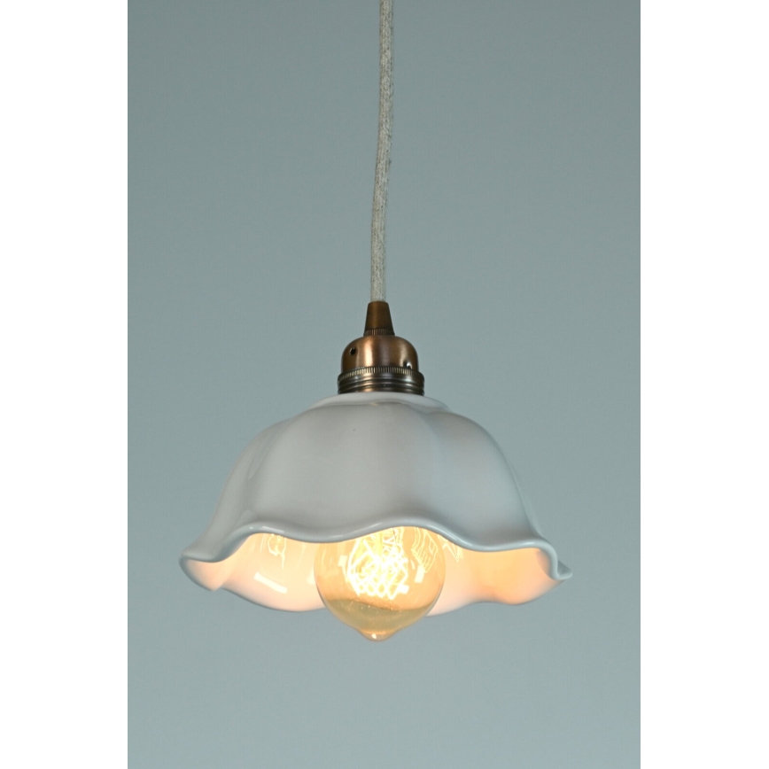 Bohemia-Design - Porcelain pendant light on a cord 1xE27/60W/230V
