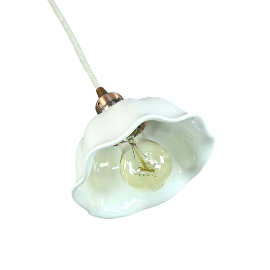 Bohemia-Design - Porcelain pendant light on a cord 1xE27/60W/230V