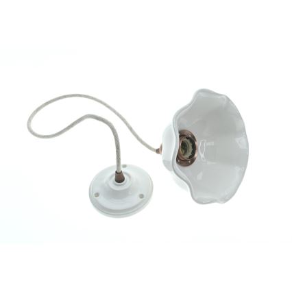 Bohemia-Design - Porcelain pendant light on a cord 1xE27/60W/230V