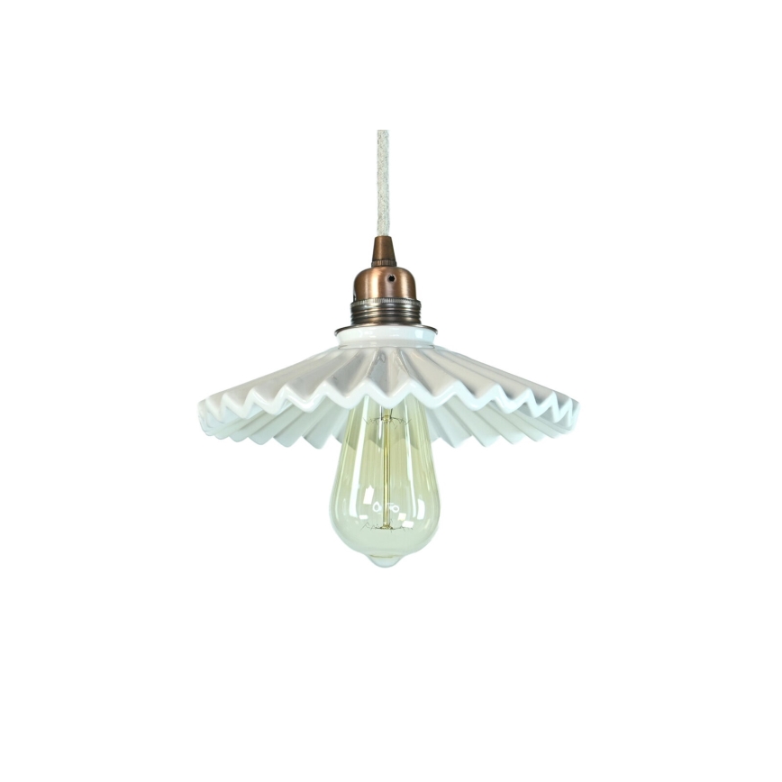 Bohemia-Design - Porcelain pendant light on cable 1xE27/60W/230V