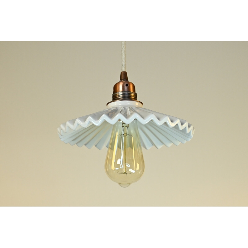 Bohemia-Design - Porcelain pendant light on cable 1xE27/60W/230V