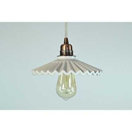 Bohemia-Design - Porcelain pendant light on cable 1xE27/60W/230V