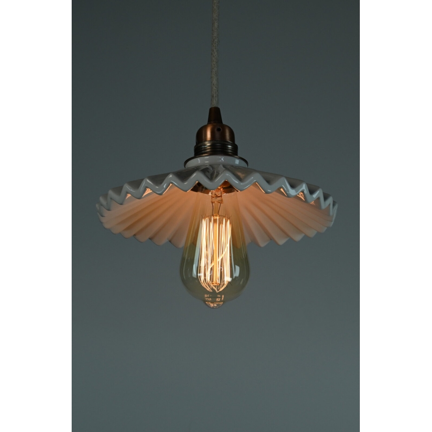 Bohemia-Design - Porcelain pendant light on cable 1xE27/60W/230V