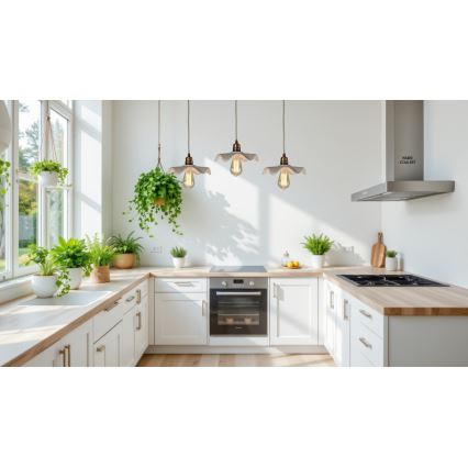 Bohemia-Design - Porcelain pendant light on cable 1xE27/60W/230V