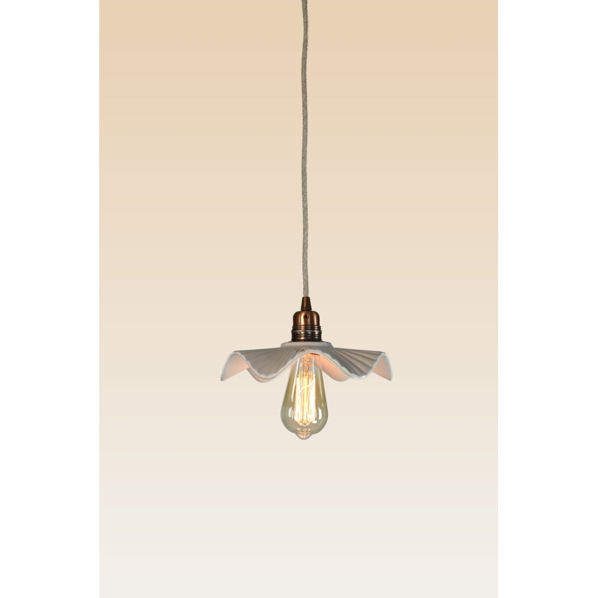 Bohemia-Design - Porcelain pendant light on cable 1xE27/60W/230V