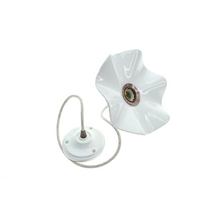 Bohemia-Design - Porcelain pendant light on cable 1xE27/60W/230V