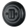 Bohemia-Design - Porcelain Retro Double Light Switch with Frame No. 5, Black