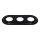 Bohemia-Design - Porcelain Retro Triple Frame, Black