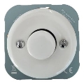Bohemia-Design - Retro Porcelain Dimmer, Frameless, 250V/10A, White