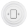 Bohemia-Design - Retro Porcelain Single Light Switch with Frame No. 7, White