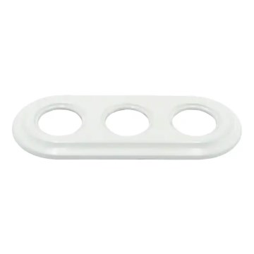 Bohemia-Design - White Porcelain Retro Triple Frame
