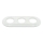 Bohemia-Design - White Porcelain Retro Triple Frame