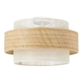 BOHO ceiling light 1xE27/60W/230V, Ø 40 cm, jute/cream