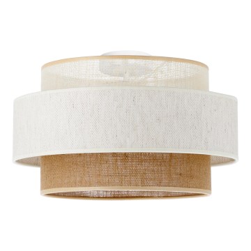BOHO Ceiling Light 1xE27/60W/230V Ø 40 cm White/Jute