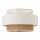 BOHO Ceiling Light 1xE27/60W/230V Ø 40 cm White/Jute
