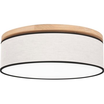 BOHO Ceiling Light, 4× E27 (25 W each), 230 V, Ø58 cm, Oak