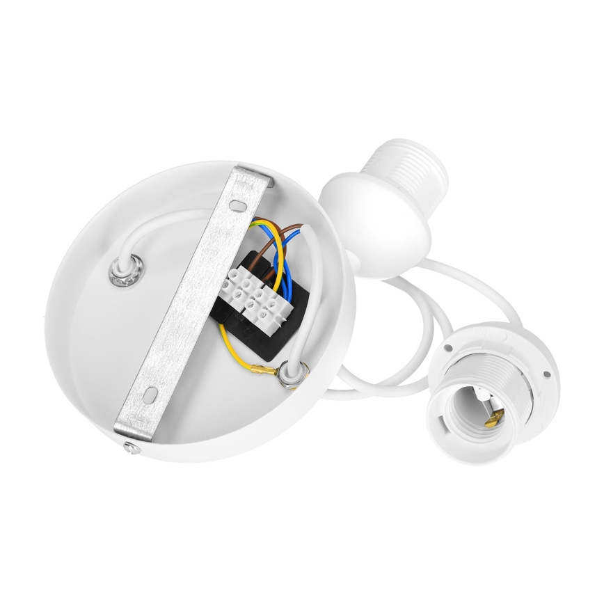 BOHO Cord Pendant Light 2xE27/60W/230V Cream/Jute