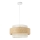 BOHO pendant light on cord 1xE27/60W/230V Ø 40 cm jute/cream